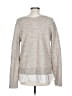 Ann Taylor LOFT Outlet Silver Pullover Sweater Size L - photo 2