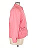 JM Collection 100% Polyester Solid Pink Jacket Size 14 - photo 4