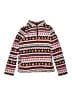 The Children's Place 100% Polyester Hearts Chevron-herringbone Graphic Pink Pullover Sweater Size 14 - photo 1