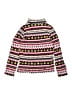 The Children's Place 100% Polyester Hearts Chevron-herringbone Graphic Pink Pullover Sweater Size 14 - photo 2