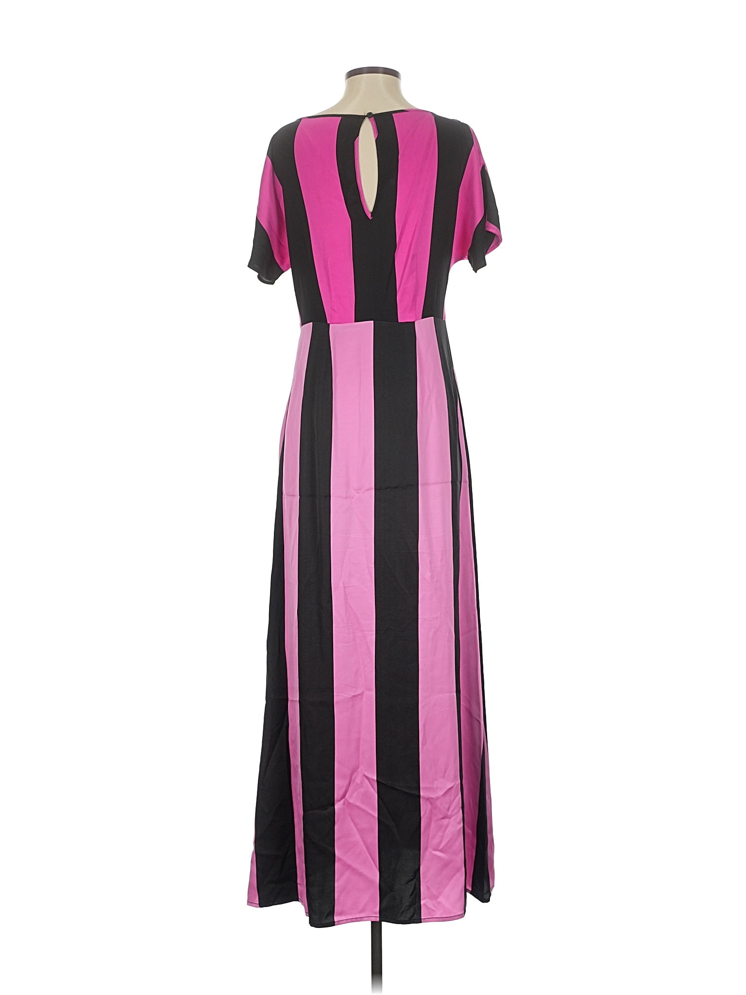 strapless open back dress Rent Nobody's Child Pink Floral Bandeau Ruby Maxi Dress
