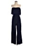 1.State 100% Polyester Solid Blue Jumpsuit Size XS - photo 1