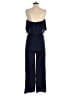 1.State 100% Polyester Solid Blue Jumpsuit Size XS - photo 2