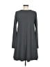 Old Navy Solid Gray Casual Dress Size M - photo 2