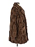 BB Dakota 100% Polyester Brown Faux Fur Jacket Size M (estimated) - photo 4
