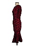 Milly Animal Print Red Cocktail Dress Size P (petite) - photo 5