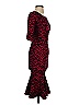 Milly Animal Print Red Cocktail Dress Size P (petite) - photo 4
