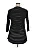 Cynthia Ashby Black Gray Long Sleeve Top Size XL (estimated) - photo 2