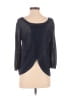 AIKO Black 3/4 Sleeve Top Size XS - photo 2