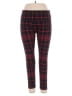 Slim-Sation by Multiples Plaid Red Leggings Size XL (petite) - photo 1