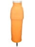 Camila Coelho Solid Orange Casual Skirt Size M - photo 1