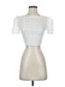 étophe studios 100% Cotton White Short Sleeve Top Size S - photo 1