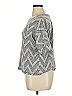 Chico's 100% Polyester Chevron-herringbone Silver Active T-Shirt Size XL (3) - photo 5