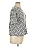 Chico's 100% Polyester Chevron-herringbone Silver Active T-Shirt Size XL (3) - photo 4