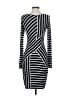Bailey 44 Stripes Black Casual Dress Size S - photo 2