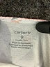 Carter's 100% Cotton Floral Ivory Long Sleeve Onesie 6-9 MO / 9 MO - photo 3