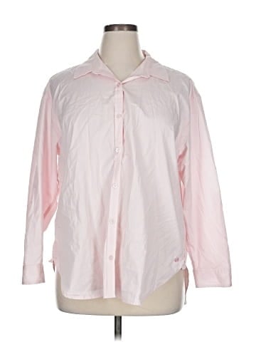 Gloria Vanderbilt Long Sleeve Button-Down Shirt (view 1)
