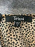Trixxi 100% Rayon Animal Print Brown Romper Size S - photo 4