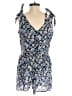 Miley Cyrus & Max Azria Floral Blue Romper Size M - photo 2
