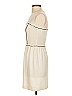 Sandro 100% Polyester Solid Ivory Casual Dress Size Sm (1) - photo 5
