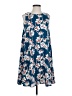 Halogen 100% Polyester Blue Casual Dress Size S - photo 1