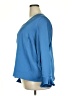 CeCe 100% Polyester Blue Long Sleeve Blouse Size 2X - photo 5