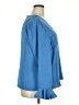 CeCe 100% Polyester Blue Long Sleeve Blouse Size 2X - photo 4