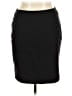 Apt. 9 Solid Black Casual Skirt Size 14 - photo 1