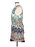 Renee C. 100% Polyester Paisley Blue Casual Dress Size L - photo 5