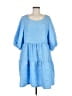 Bronze Age 100% Polyester Blue Casual Dress Size M - photo 1