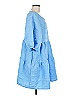 Bronze Age 100% Polyester Blue Casual Dress Size M - photo 4