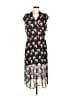 1.State 100% Polyester Floral Black Casual Dress Size M - photo 1