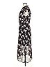 1.State 100% Polyester Floral Black Casual Dress Size M - photo 5