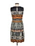 Studio One Print Gray Casual Dress Size 8 - photo 2