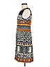 Studio One Print Gray Casual Dress Size 8 - photo 5