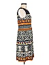 Studio One Print Gray Casual Dress Size 8 - photo 4