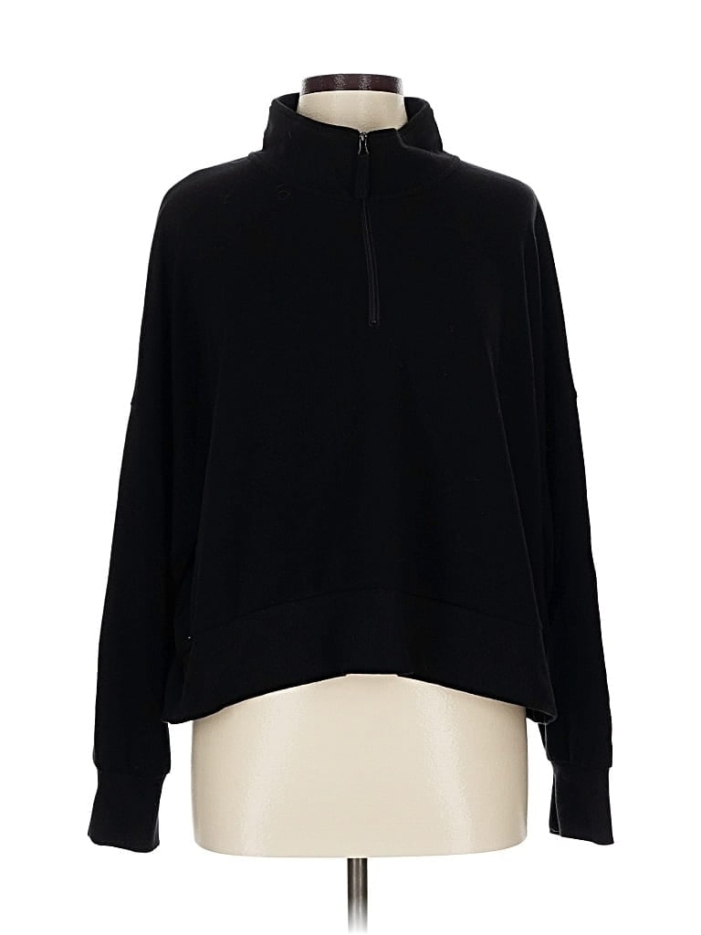 Pre-owned Simply Southern Pullover Sweater In Black