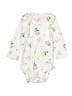 Carter's 100% Cotton Floral Ivory Long Sleeve Onesie 6-9 MO / 9 MO - photo 1