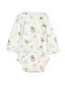 Carter's 100% Cotton Floral Ivory Long Sleeve Onesie 6-9 MO / 9 MO - photo 2