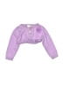 Cherokee 100% Cotton Purple Cardigan Size 6-9 mo - photo 1