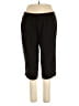 Terra & Sky Solid Black Active Pants Size 0X - photo 1