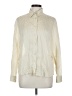 Zara Ivory Long Sleeve Button-Down Shirt Size L - photo 1