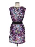Ruby Rox 100% Polyester Print Purple Cocktail Dress Size 7 - photo 2