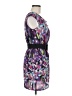 Ruby Rox 100% Polyester Print Purple Cocktail Dress Size 7 - photo 4