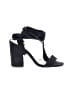 Wild Diva Black Sandals Size 7 1/2 - photo 1