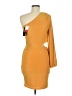 21 Saints Solid Orange Cocktail Dress Size M - photo 2