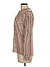 Left Coast by Dolan 100% Polyester Brown Long Sleeve Blouse Size M - photo 5