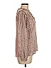 Left Coast by Dolan 100% Polyester Brown Long Sleeve Blouse Size M - photo 4