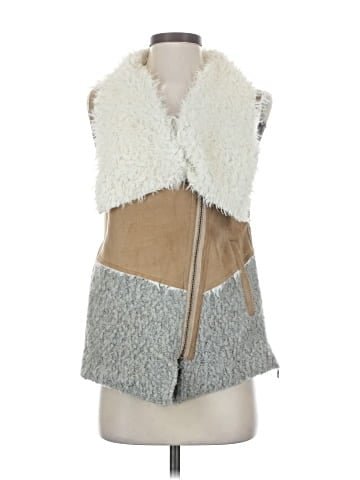Saturday Sunday Faux Fur Vest (view 1)