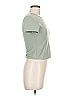 Open Edit Solid Green Short Sleeve T-Shirt Size M - photo 4